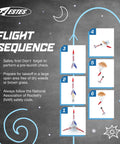 Flight sequence of Hands On Intermediate Model Rocket Kit For Ages 10 And Up With Parts Decals Recovery Parachute And Easy To Follow Step By Step Instructions Kid Friendly And Ready For Safe Fun Flights.
