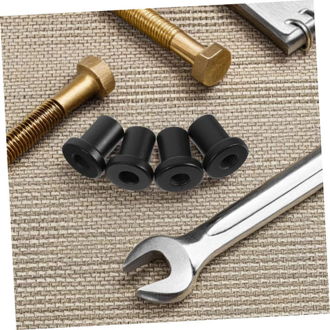 Heavy Duty Carbon Steel Barn Door Track Clamps Set 4 Pcs Spacers For Easy Installation Sliding Barn Door Hardware Durable Pipe Clamps