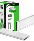 Premium Pro Grade 18 Gauge Narrow Crown Staples 1-1/4 Inch Length 1120 Count pack and staples for upholstery and drywall.