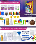 150 Hands On Science Experiments Kit For Kids STEM Projects Kid Friendly For Boys And Girls Volcano Chemistry Lab Tools