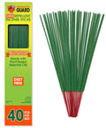 Go-To All Natural Citronella Mosquito Repellent Incense Sticks For Outdoor Patio And Travel, 40 Pack Delivers Up To 30 Hours