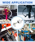 Wide application of 10mm By 600mm Linear Motion Rod Shaft Guide Kit With SC10UU Bearings And SK10 Rail Supports in various machinery