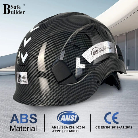Hard Core Ansi Certified Abs Construction Hard Hat With Quick Airflow Ventilation And Rock Solid Six Point Suspension Built Heavy Duty For Real Trade Grind And Daily Job Site Shield, black ABS helmet with ventilation features.