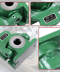 Green 5C Collet Chuck Vertical And Horizontal Fixture Beefy Heavy Duty for milling, drilling, and tapping with versatile mounting