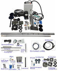Front view of INTSUPERMAI 110V portable line boring and welding machine kit with long boring bars