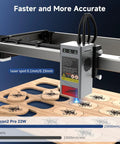 Falcon2 Pro 22W Enclosed Laser Engraver With Air Assist And HD Camera Positioning engraving wood panel