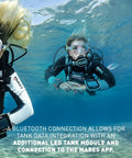 Divers using Genius Scuba Dive Computer With Ergonomic Wrist Mount Built For Everyday And Technical Dives Multi Mode Operation