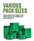 Various pack sizes of Stainless Steel Hanger Bolts 1/4 20 X 2 1/2 In Double Threaded Wood Metal Fasteners Heavy Duty.
