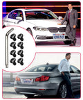 Anti Theft Black Stainless Steel License Plate Screws For BMW And Tesla 0.8x8mm M5 Bolts With Caps Rustproof Security Fasteners