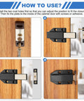 4 Pack Magnetic Push Latch For Cabinets And Drawers 4.57 By 1.85 Inches Push To Open Door Hardware installation guide
