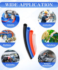 Wide application of PU Air Hose 6mm OD 4mm ID: industrial, construction, machinery, agricultural, automotive, energy sectors.