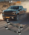 Universal Adjustable Front Sway Bar End Links 180mm-230mm For Cars And Light Trucks, Heavy Duty Steel, Easy Install, Improve Handling, Reduce Body Roll, Replaces Factory Links With Stud To Stud Range on pickup truck