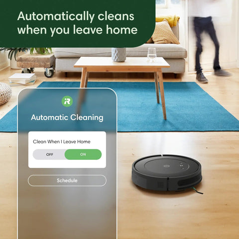 Roomba Vac Robot Vacuum With Power Suction, 3-Stage Cleaning for carpet and hard floors, smart navigation, self-charging