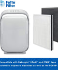 FLT9200 True HEPA H13 Air Purifier Filter And Carbon Combo Pack For AC9200WCA with 2 HEPA and 2 carbon filters image