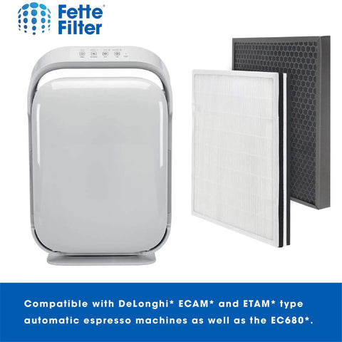 FLT9200 True HEPA H13 Air Purifier Filter And Carbon Combo Pack For AC9200WCA with 2 HEPA and 2 carbon filters image