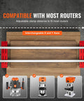 60 Inch Router Sled For Large Slabs - Portable, Adjustable Slab Flattening Jig with interchangeable X and Y axes, fits most routers