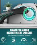 Under Desk Elliptical Machine For Home Office Use with LCD, portable motorized exerciser for seniors, super quiet design