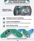 Essential Electric Scooter Hall Sensor PCB Board for precise throttle control, featuring compact design and durable materials.