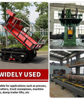 Heavy machinery applications showcasing versatile use of the 16GPM 2 Stage 3000 PSI Hydraulic Log Splitter Pump Aluminum Gear Drive.