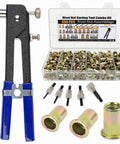 430 Piece SAE Rivet Nut Tool Kit With Imperial Rivnut Set In Sizes 6 32 8 32 10 24 1 4 20 5 16 18 Carbon Steel