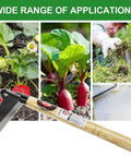 Versatile Hand Weeding Tool With T And L Shaped Blades 13x33cm For Digging Weeding And Trenching In The Garden Made From Composite Steel