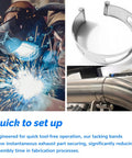3 Inch Exhaust Tacking Band Clamp On For Welding And Fabrication Stainless Steel One Piece Universal Fit Corrosion Resistant