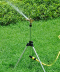 Stainless Steel Tripod Sprinkler Stand With Adjustable Height From 57.5 To 90 Cm G1 2 Thread Base Built To Last Outdoors lawn use