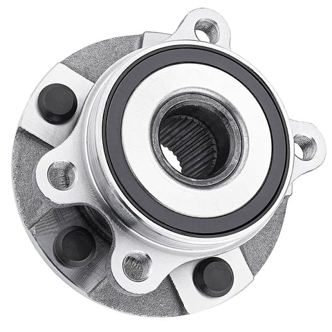 Front view of Front Wheel Bearing and Hub Assembly Pair for 2006-2018 Toyota RAV4, 2016-2020 Mirai, and 2011-2016 Scion tC.
