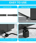 Demonstrating Heavy Furniture Lifter Tool With Four Raise Blocks And Sliders, 800 Lb Capacity, showing lifting and adjusting process.