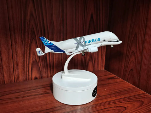 Beluga A300 600ST Whale Shaped Airliner Model 8 Inch Realistic Resin Aircraft Display Piece For Aviation Collectors And Model Builders Dope