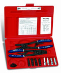 Heavy Duty Retaining Ring Pliers Set Pro Grade With Internal And External Snap Ring Pliers, Carbon Steel With Case