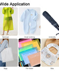 Complete Snap Button Kit With Pliers And Tools 360 T5 Plastic Snap Buttons showing application on raincoat, clothing, and bag