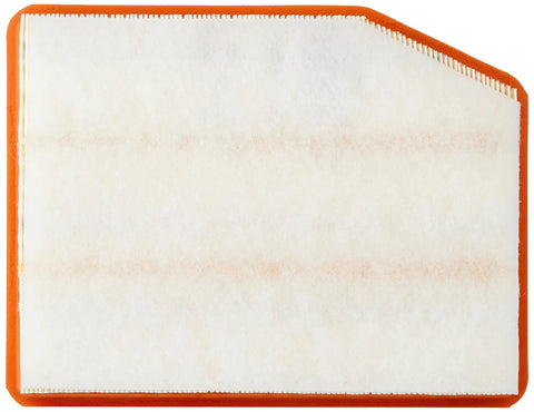 OE Style Air Filter For Cars And SUVs, Durable Engine Filter That Keeps Pollutants Out, flat white with orange trim