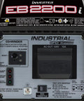 Control panel of a 2200 Watt Inverter Generator For Outdoor Job Sites And Backup Power, showing GFCI outlets and CO Minder