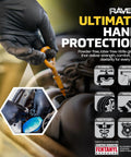 7 Mil Powder Free Nitrile Disposable Gloves XL Latex Free Chemical and Puncture Resistant With Textured Grip For Automotive Use