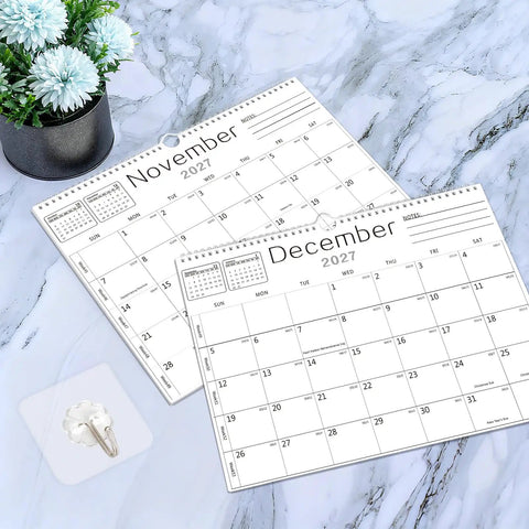 Top Shelf Eighteen Month Wall Calendar Rolling July 2026 Through December 2027 With Easy Peel Stick Mount And Roomy 14 By 11 Grid For No Fuss Project Tracking And No Sweat Family Scheduling Without Mid Year Hassles