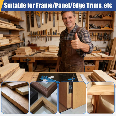 Spot On Table Saw Crosscut Sled Featuring Zero Clearance Edge Plus Adjustable Fence To Nail Every Straight Cut Without Breaking A Sweat Thanks To Its Ironclad Stop Block And Fine Line Scale in a woodworking shop with wood panels.