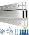 Heavy Duty Z Bar Picture Hanging Kit 12 Inch French Cleat Wall Mounts with aluminum cleats and mounting hardware