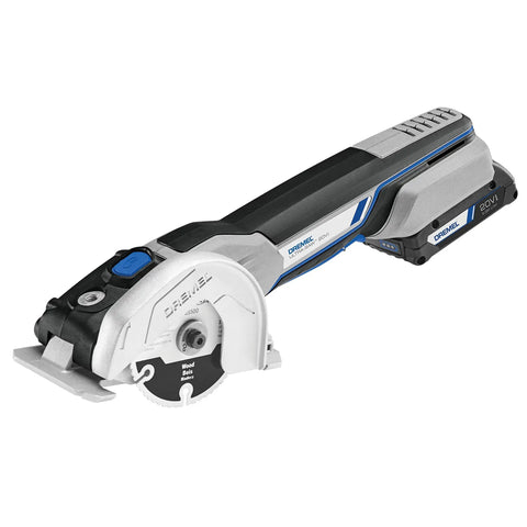 Rock Solid Heavy Lifter 20V Compact Circular Saw Kit Packs One Rapid Battery Three Versatile Cutters And A Sturdy Tote with blade.