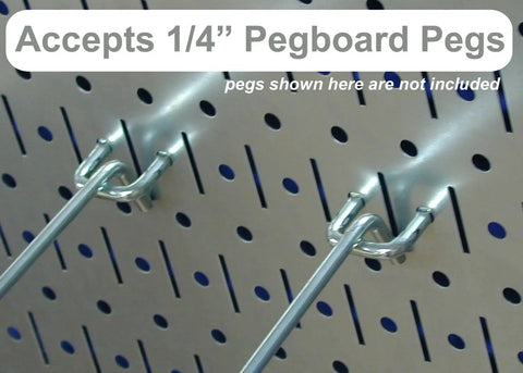 4 Ft Metal Pegboard Organizer Kit For Garage And Shop Heavy Duty Pegboard System with quarter inch peg holes