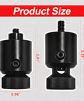 Easy To Use Screw Anchor Expander For Caulking Anchors 1/4 Inch To 20 size comparison showing dimensions 0.98" and 2.35"