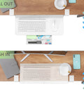 Under Desk Keyboard Tray With Clamp On Mount 19.7 By 11.81 Inches Space Saving Pull Out Keyboard Drawer For Home Office