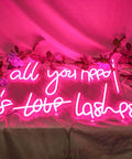 All You Need Is Love Neon Sign Light Pink LED Neon For Bedroom Bar Party Home Wall Decor Dope Vibe Energy Efficient Hanging Sign