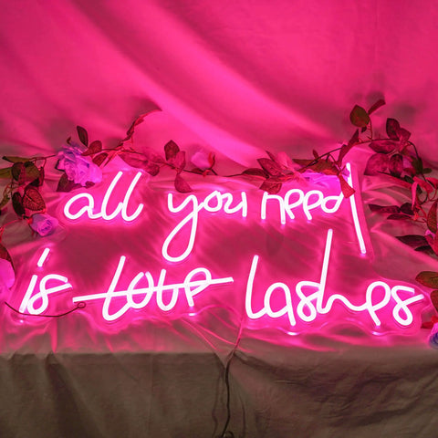 All You Need Is Love Neon Sign Light Pink LED Neon For Bedroom Bar Party Home Wall Decor Dope Vibe Energy Efficient Hanging Sign