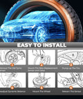 Easy installation guide for Brand New 315 Mhz Tpms Sensor Straight Swap Tire Pressure Monitoring System For Gm C6 Platform.