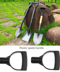 Two Pack D Shaped Spade Handle Replacement Grip For 28mm Shovels Grippy Comfortable Plastic Garden Tool Handle Easy Install