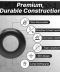 180 Piece Rubber Grommet Kit Assorted Eight Sizes For Automotive Wiring One Quarter Inch To One Inch with durable features