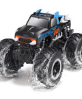 1to16 Scale Totally Waterproof Monster Truck RC Car Amphibious Remote Control Vehicle 4WD All Terrain Off Road Toy splashing water
