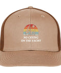 Cool Women Trucker Cap For Girls Distressed Washed Low Profile Baseball Hat With Versatile Style No Crying On The Yacht design