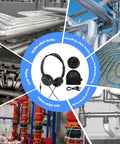 13000x High Amplification Pipe Leak Detector Kit With Rechargeable Battery, Large Headphone, And Field Strength Meter For Home Plumbing Pro Level Leak Finder For Hidden Leaks, Long Battery Life, Fast Accurate Detections; kit for water, heating, floor and housepipe leaks